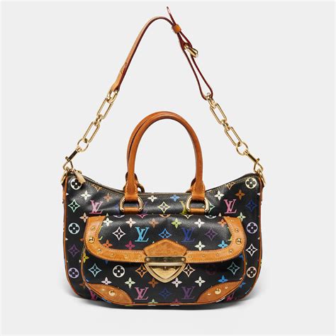 LOUIS VUITTON Monogram Multicolor Rita Black.